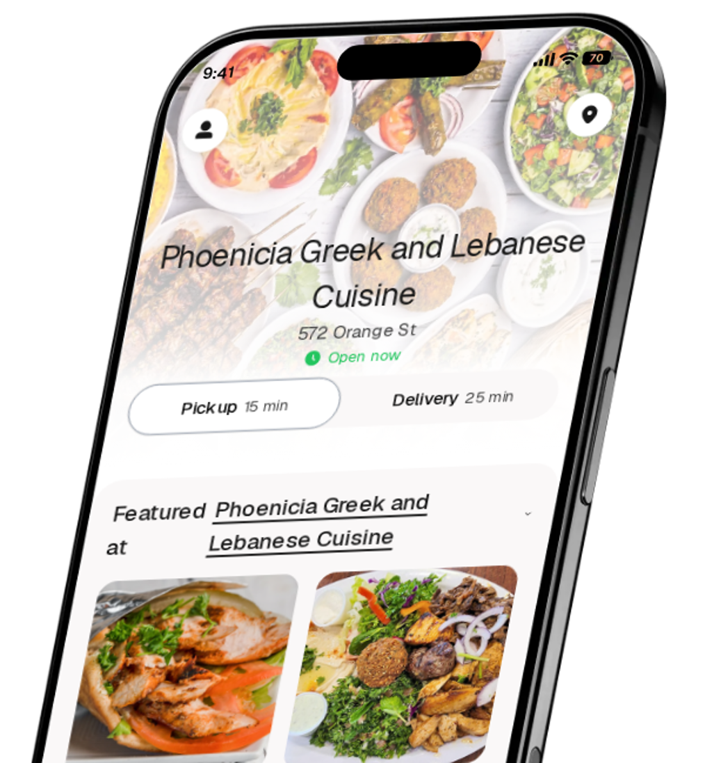 Phoenicia Greek and Lebanese Cuisine app preview