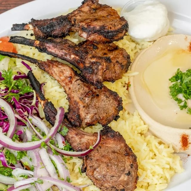 Lamb Chops Plate.