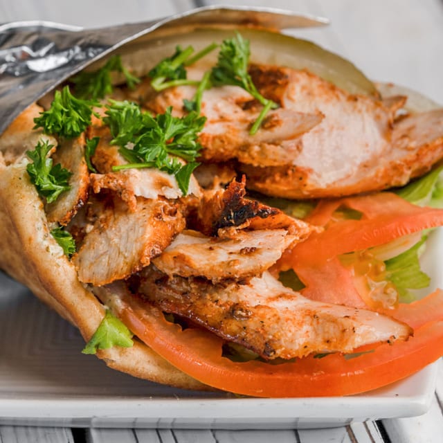 Chicken Shawarma Wrap.