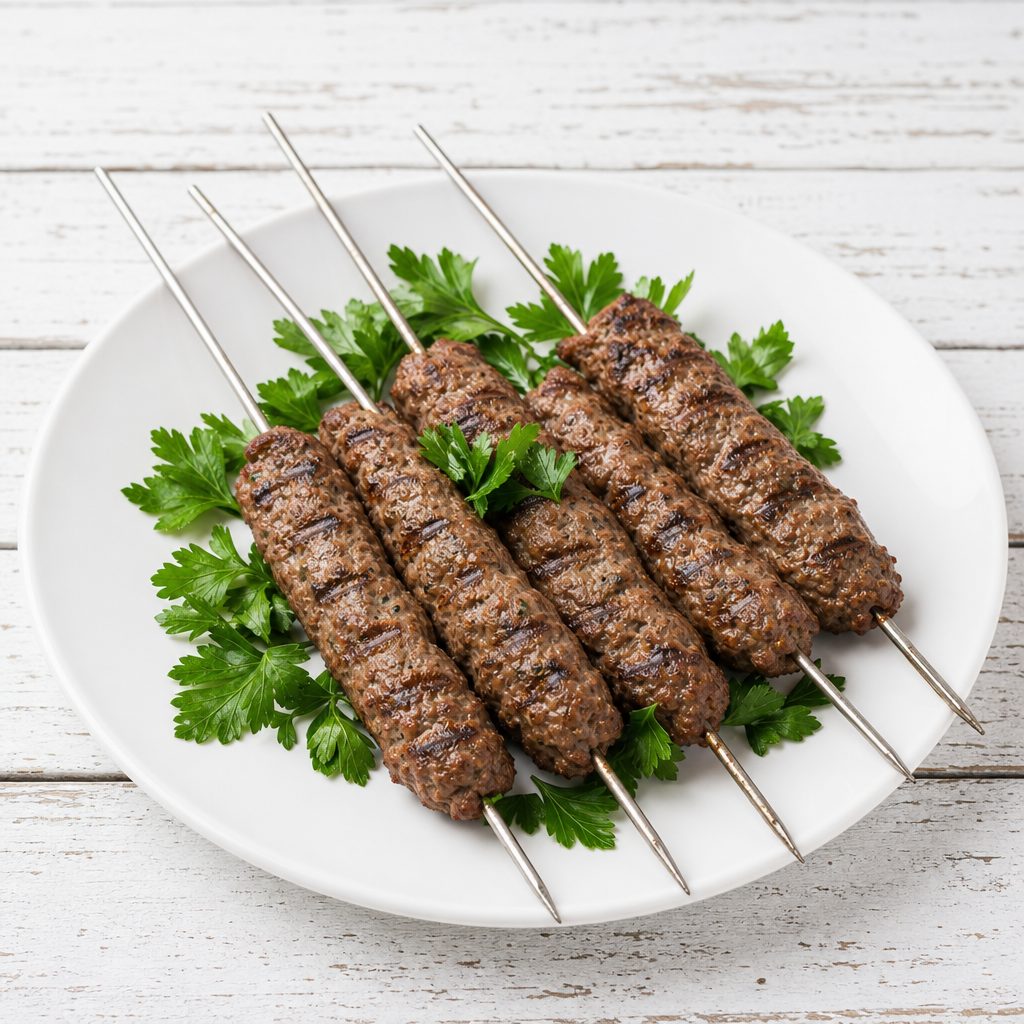 Kofta Kebab Skewer.