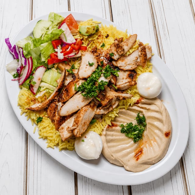 Chicken Shawarma Plate.