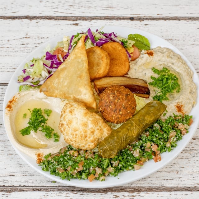 Phoenicia Vegetarian Variety Plate.