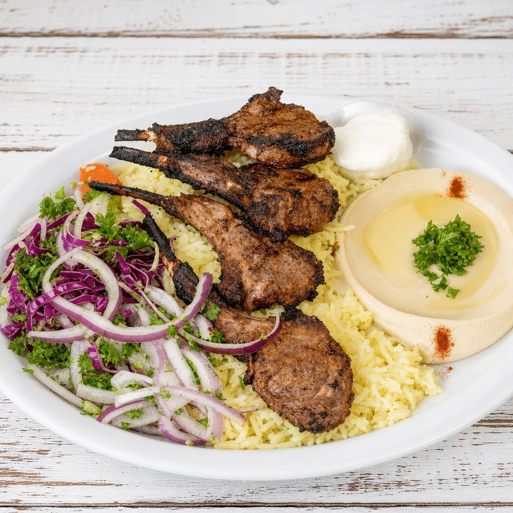 Lamb Chops Plate.