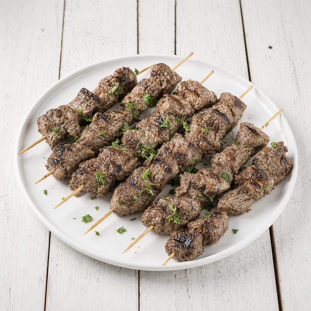 Lamb Kebab Skewer.