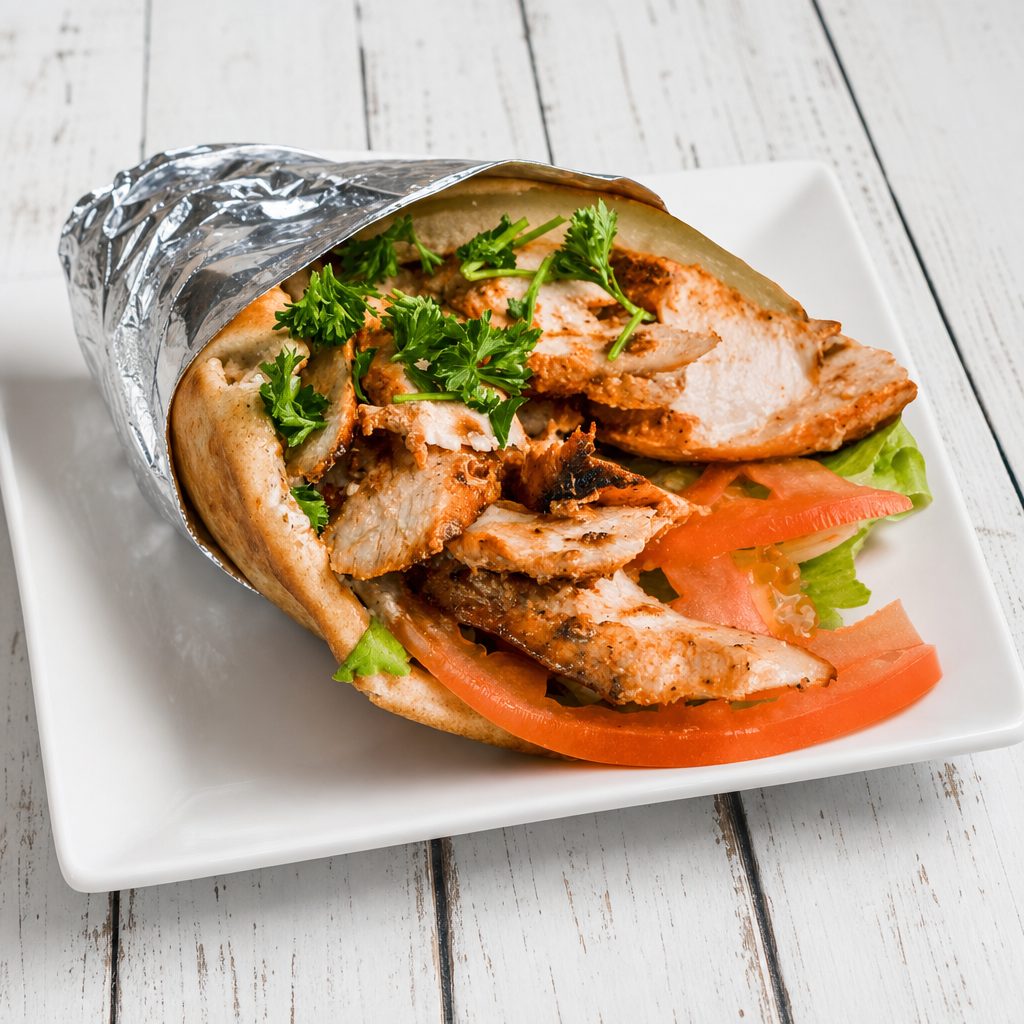 Chicken Shawarma Wrap.