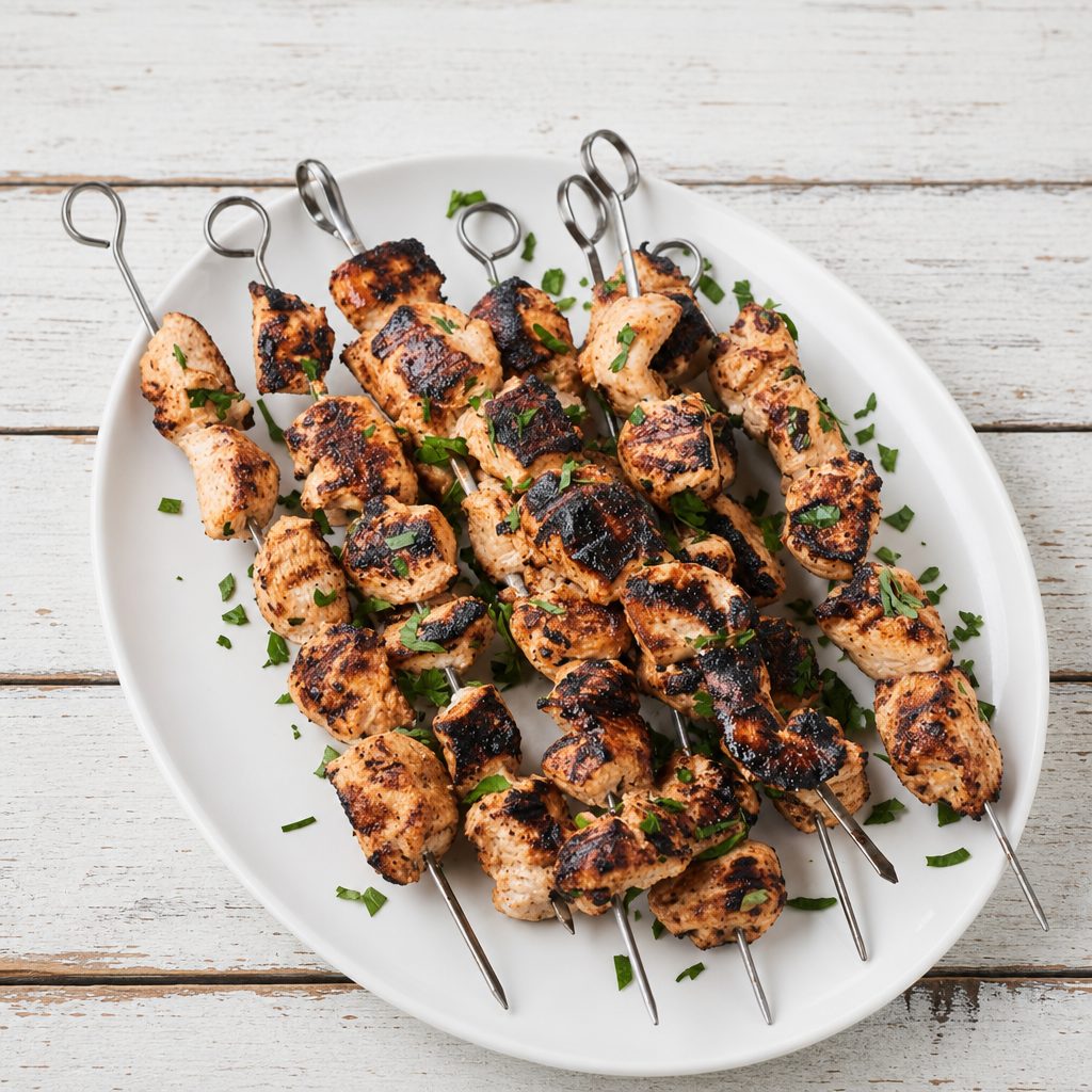 Chicken Kebab Skewer.