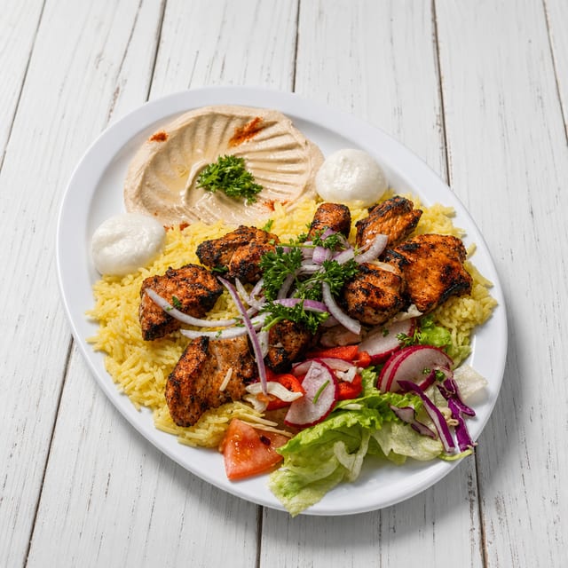 Chicken Kebab Plate.