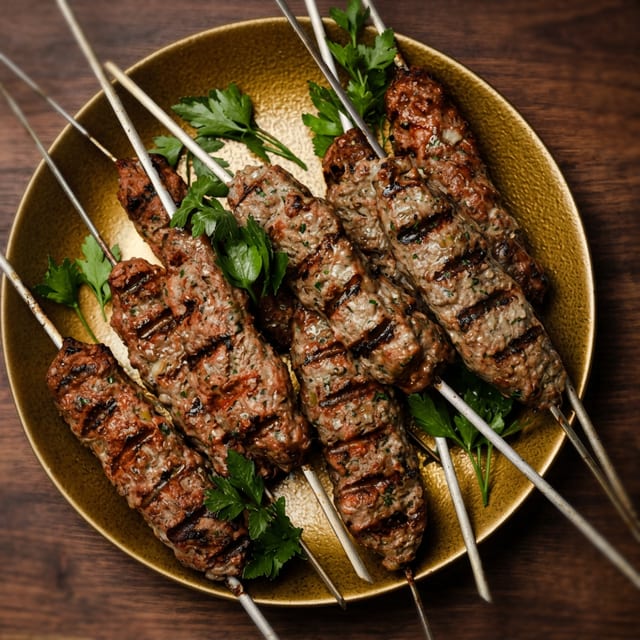 Kofta Kebab Skewer.