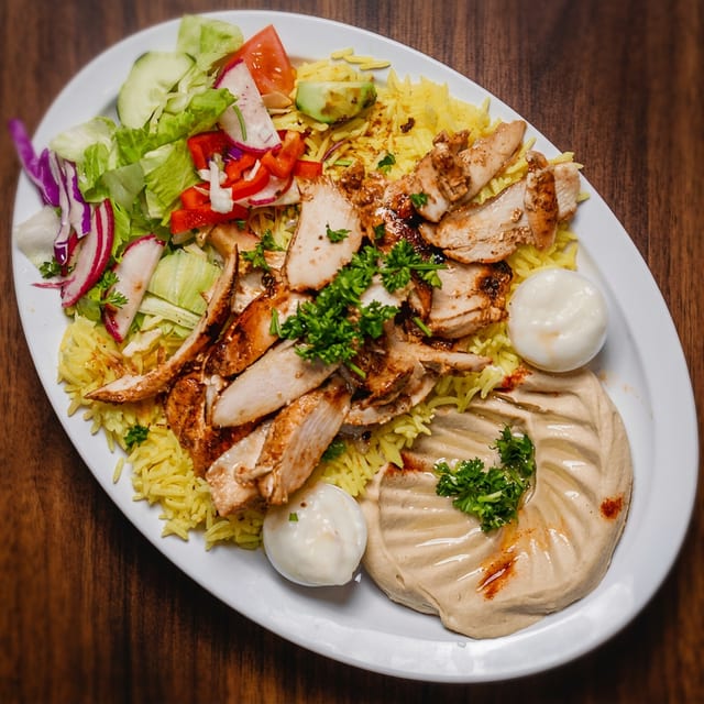 Chicken Shawarma Plate.