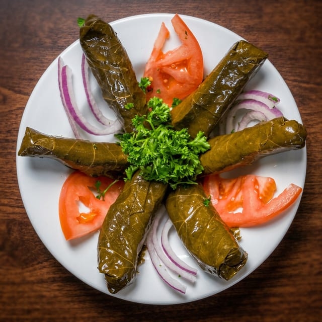 Grape Leaves.