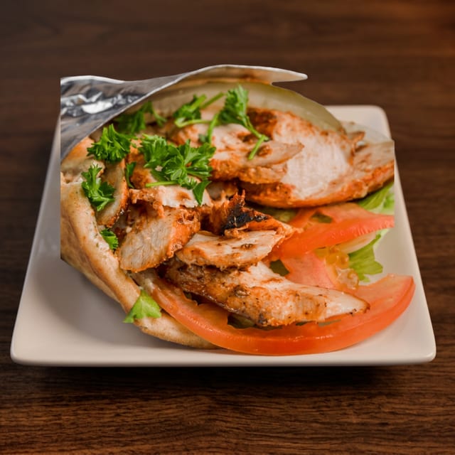Chicken Shawarma Wrap.